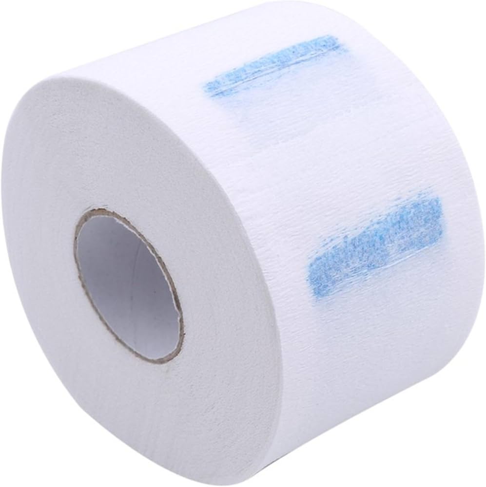 Pack 500 Tiras Papel Cuello Para Barberos Profesionales Blanco