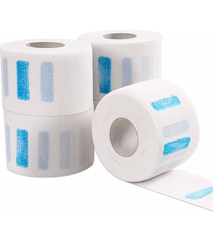 Pack 500 Tiras Papel Cuello Para Barberos Profesionales Blanco