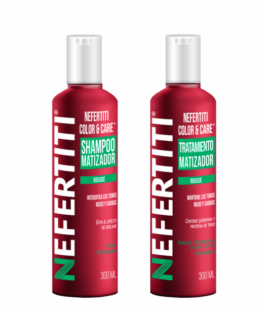 Kit Matizador Color & Care Rouge Para Rojos Y Caobas