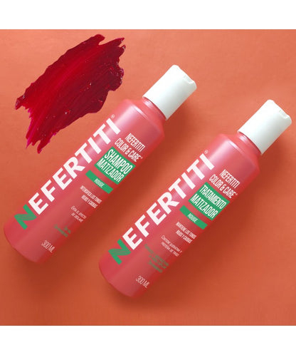 Kit Matizador Color & Care Rouge Para Rojos Y Caobas