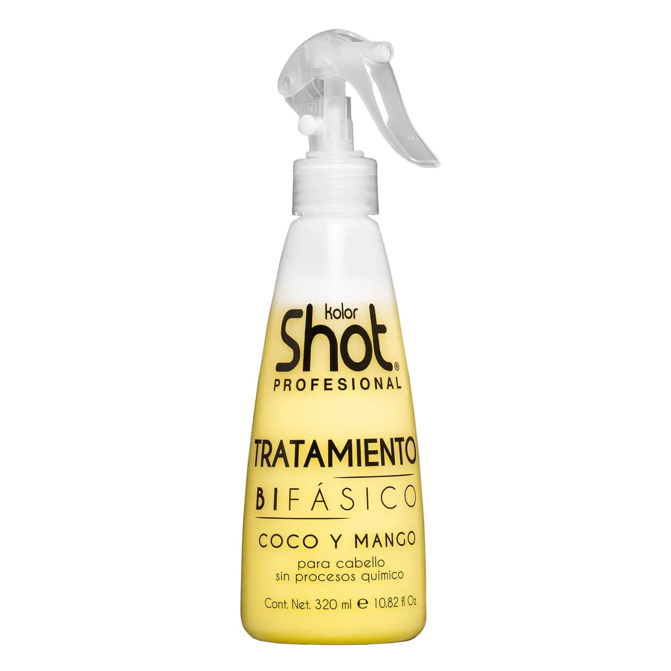 Tratamiento Bifásico Coco + Mango Para Cabellos Sin Procesos Químicos 320ml.