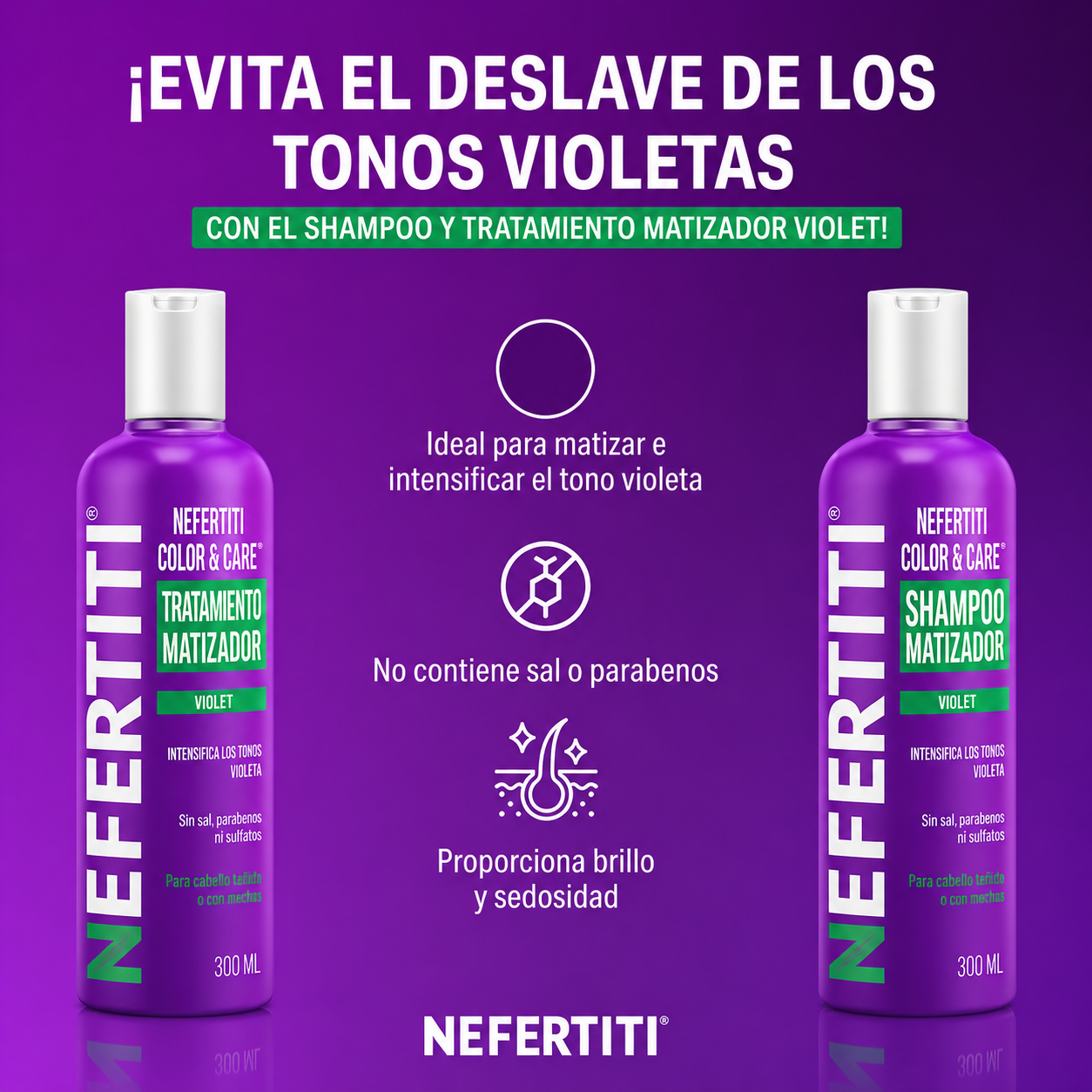 Kit Matizador Color & Care Violet Para Morados y Púrpuras