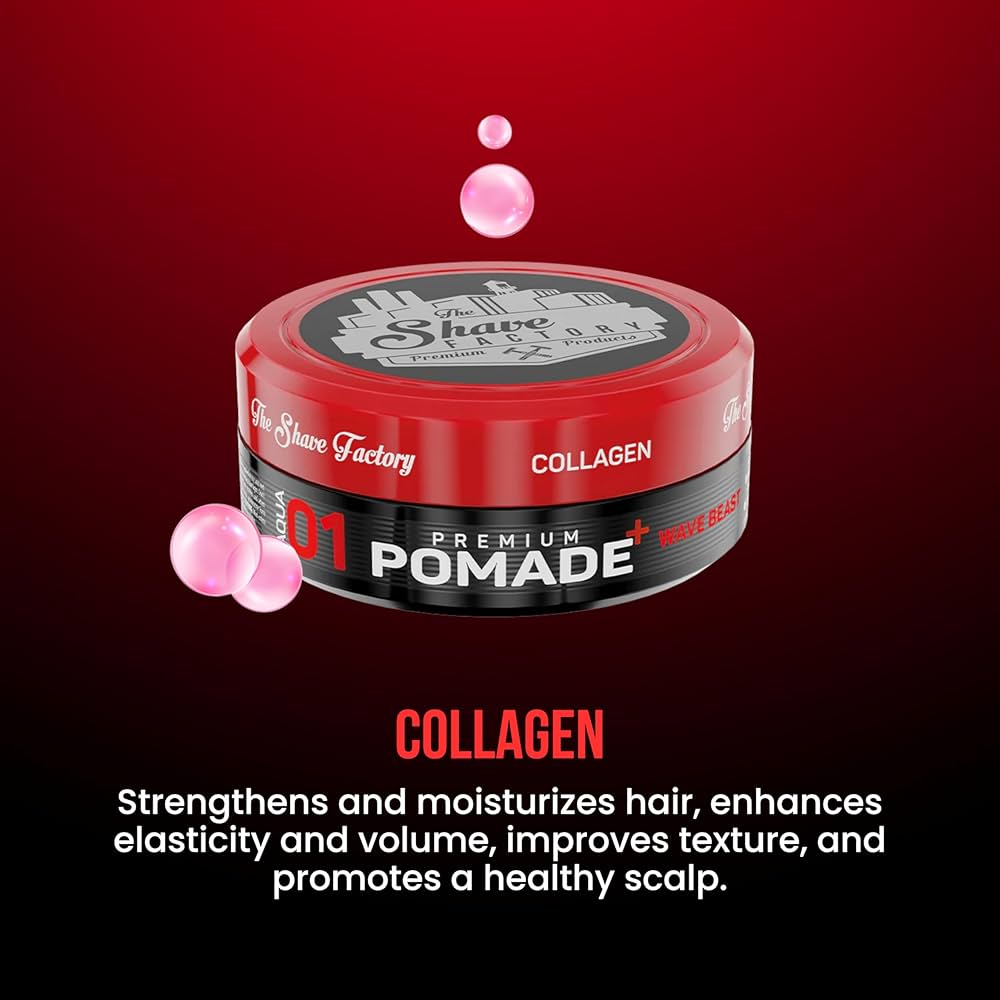 Pomada Premium 01 - WAVE BEAST 150ml Con Colágeno