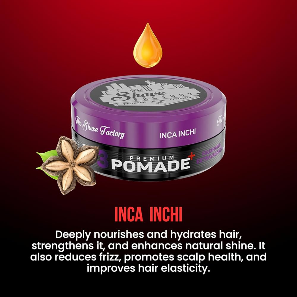 Pomada Premium 03 - FAUXHAWK EXTRAVAGANZA 150ml Con Inca Inchi