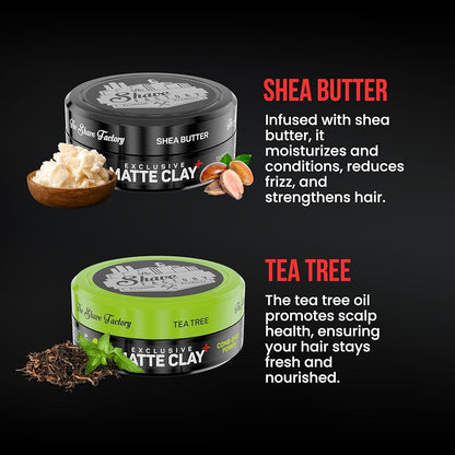 Pomada Premium 44 - MATTE CLAY 150ml Con Tea Tree